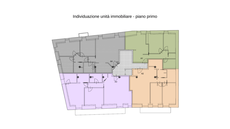 Planimetrie appartamenti - piano primo